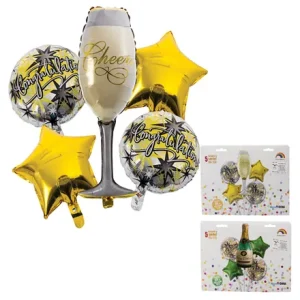 BALLOON BOUQUET CELEBRATE 5PC F-08