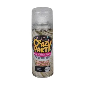 PARTY-SPRAY GLITTER SILVER