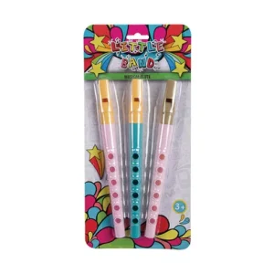 MUSICAL FLUTE SET OF 3 22cm