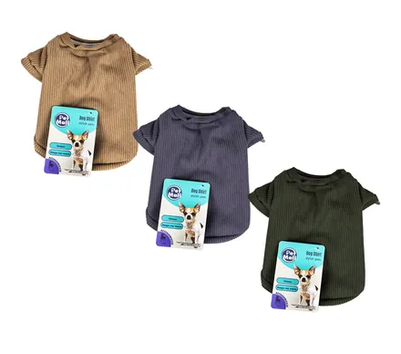 PET DOG SHIRT CORDUROY - SMALL