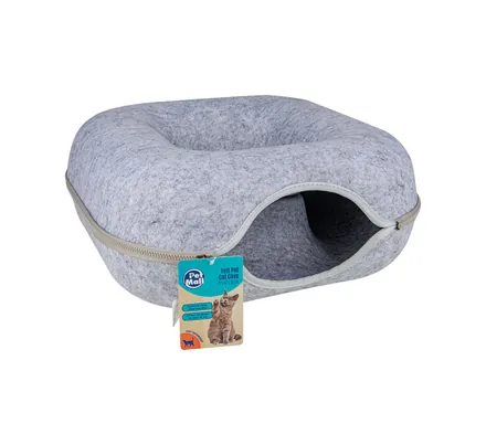 PET CAT CAVE FELT SQUARE 47x47x20cm