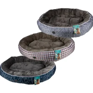 PET BED ROUND 85cm ASSORTED DESIGNS