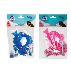 PET TOY PUPPY CHEWS ASSTD PK-4
