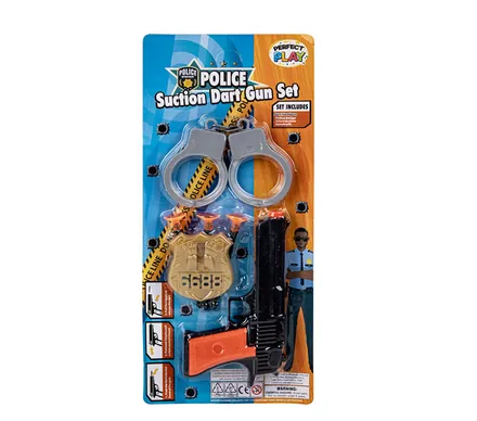 GUN HAND SUCTION DART CUFF SET 28cm 6pc