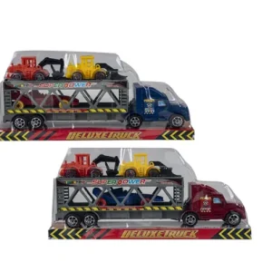 VEHICLE PLAYSET FRICTION TRUCK 4PC 26cm