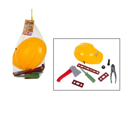 BOYS PLAYSET CONSTRUCTION HELMET&TOOLS