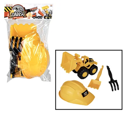 Boys Playset Constr Helmet&Vehicle Set - Image 2