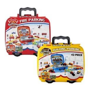 BOYS PLAYSET PARKING FIRE/CONSTRUCT 42pc