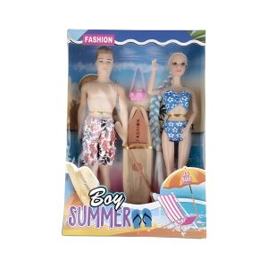 Fashion Beach Dolls Set Of 2