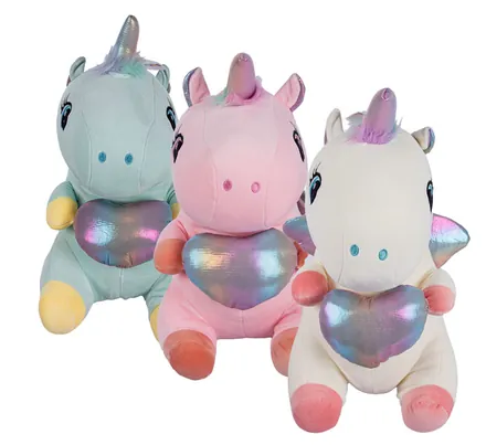 PLUSH UNICORN LARGE W/WINGS 40cm - Image 2