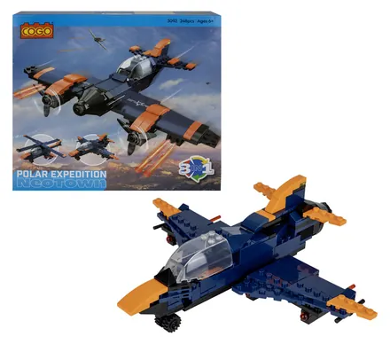 BUILDING BLOCKS COGO AIRCRAFT 248PCS - Image 2