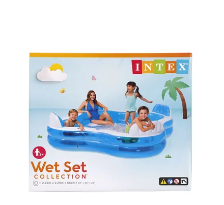 INTEX POOL SWIM CTR FAMILY 229x229x66cm - Image 2