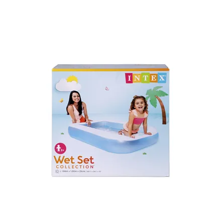 INTEX POOL RECTANGULAR 166x100x28cm - Image 2