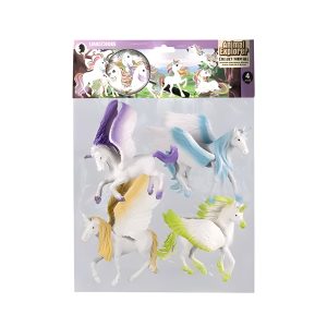 ANIMALS UNICORN 4pc 13-15cm