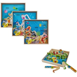 EDU WOOD FISHING GAME 21.8x21.8cm