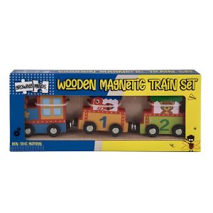 EDU WOOD MAGNETIC TRAIN SET