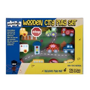 EDU WOOD CITY/FARM PLAY SET