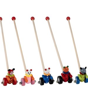 EDU WOOD PUSH TOY CAR 42cm