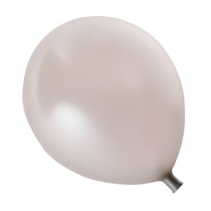 Balloons Helium 1Pc Metallic Silver F-01