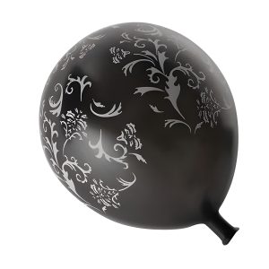 Balloons Helium 1Pc Design Black F-01