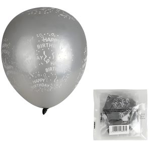 Balloons Helium 1Pc Design Silver F-01