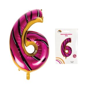 Balloon Helium Foil Donut 6 101cm F-04