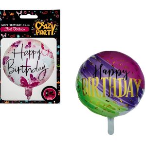Balloon Helium Round Hbd Astd5 45cm F-01