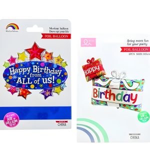 Balloon Helium Foil Hbd Huge F-05
