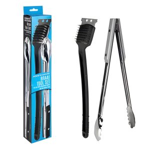 Bbq Tong And Grill Cleaner Set H&L