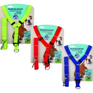 Pet Dog Harness + Lead 2.0X35-50cm