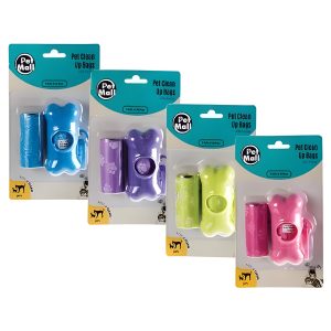Pet Dog Clean-Up Bags+Holder 2X20'S