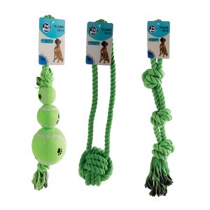 Pet Dog Toy Tug Rope Jumbo Asstd