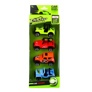 Vehicle Jeep Bright 4Pc 27X19cm Each