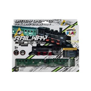 Battery Operated Train Set 13Pc 208cm
