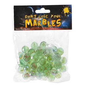 Boys Playset Game Marbles 16Mm 45Pc