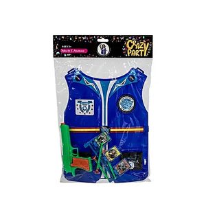 Police Dress Up Kit, 6-piece