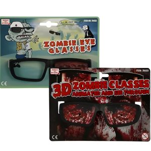 Dress Up Gorey Zombie Glasses Asstd